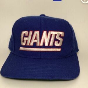 New York Giants Starter Plain Logo Wool NFL Snapback Hat